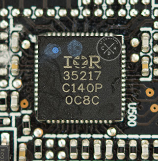 MSI RX 6650 XT Gaming X : le µcontroleur dévolu aux phases du GPU